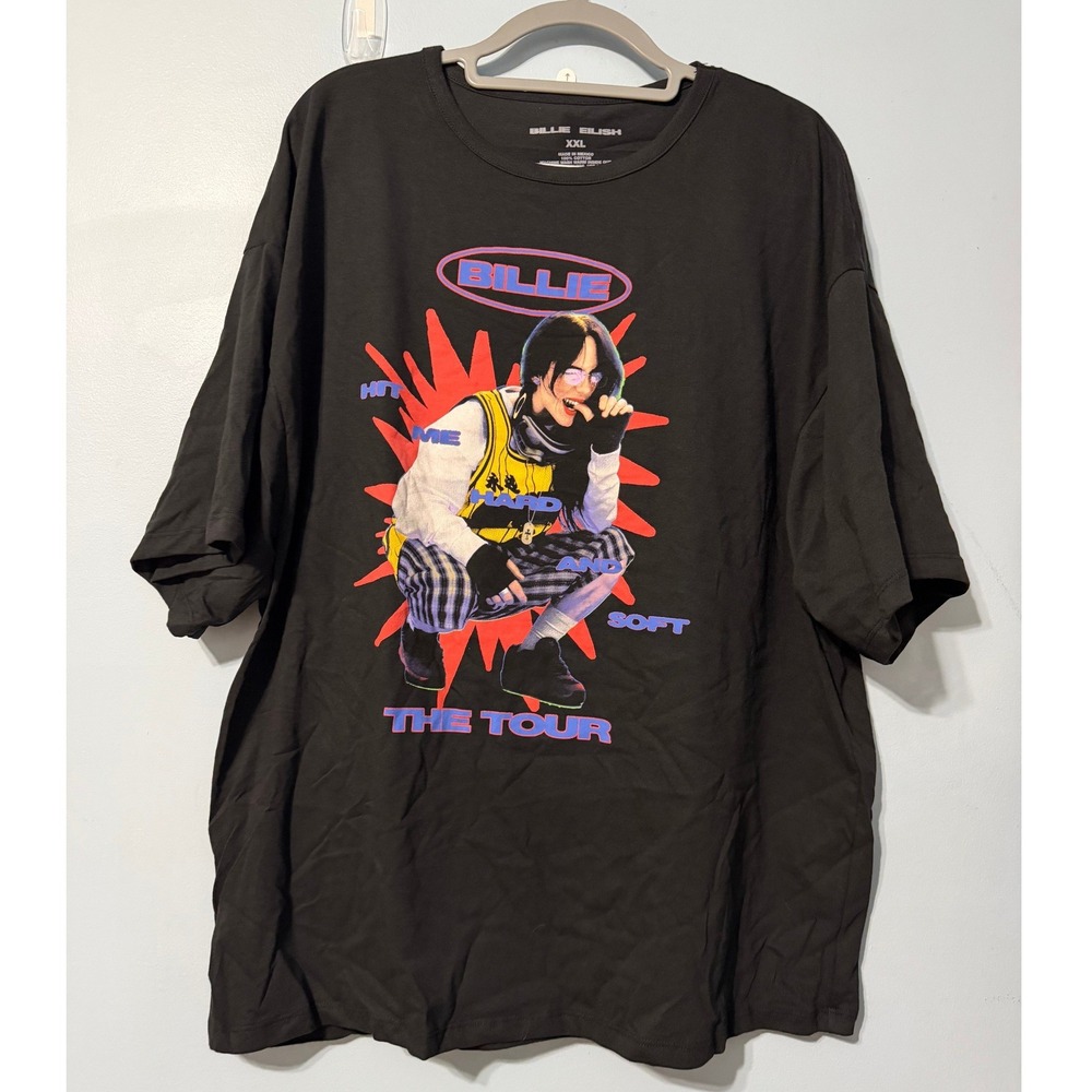Billie Eilish XXL Hit Me Hard and Soft The Tour 2024 2025 Concert T-Shirt 2675